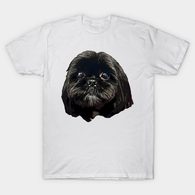 Shih Tzu Dog T-Shirt by ElegantCat